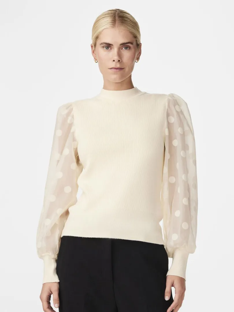 DOTME TOP MIT BALLONÄRMELN*YAS Fashion
