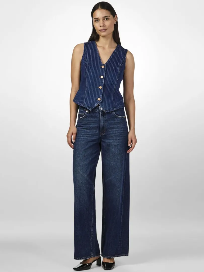 yaslomira_jeansweste_3.webp LOMIRA JEANSWESTE*YAS Best Sale
